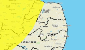 Inmet emite alerta amarelo de chuvas intensas para 64 cidades da PB; veja lista