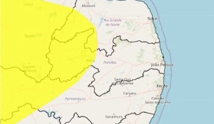 Inmet emite alerta amarelo de baixa umidade para 81 cidades da Paraíba; veja lista