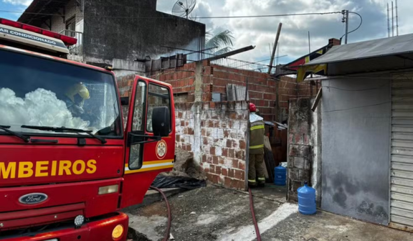 Explosão seguida de incêndio deixa homem ferido em residência, em Guarabira, PB