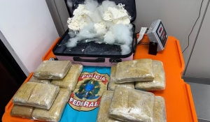 Mulher é presa no Aeroporto de João Pessoa com 13 kg de haxixe