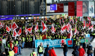 Greve em aeroportos alemães faz Lufthansa cancelar mais de 1.300 voos