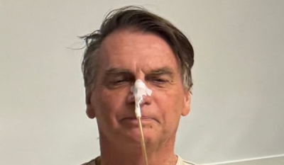 Bolsonaro inicia ingestão oral de ‘água, chá e gelatina’, mas segue sem previsão de alta da UTI