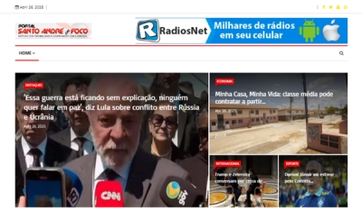 Relação de matérias publicadas no Portal Santo André em Foco hoje, 26 de Abril de 2025