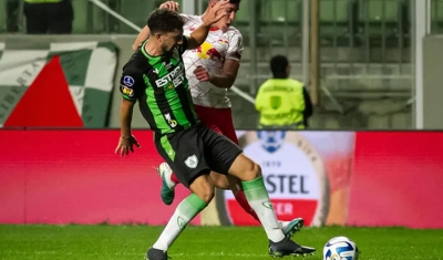 América-MG e Bragantino ficam no empate no jogo de ida das oitavas