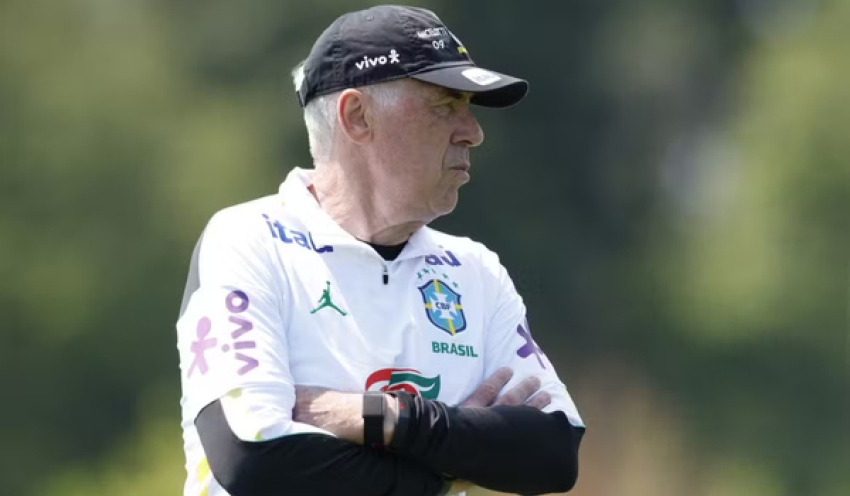 Escalação da Seleção: Ancelotti indica volta do 4-2-4 e faz mistério sobre titulares para encarar o Haiti