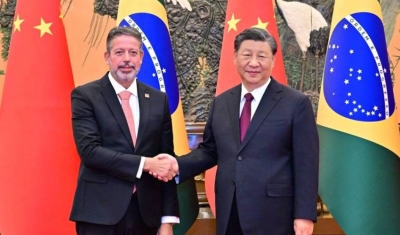 Lira e Xi Jinping se reúnem em Pequim e discutem maior cooperação entre Brasil e China