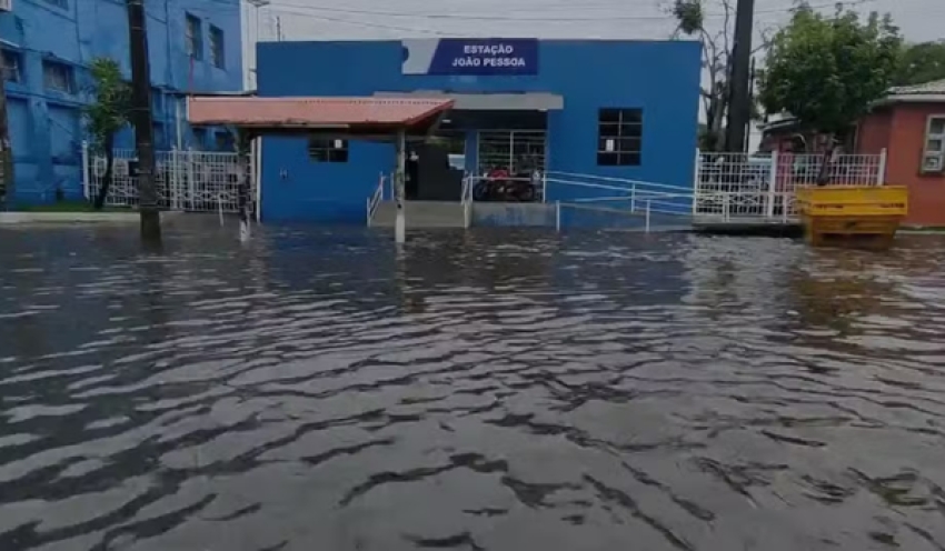 João Pessoa registra em 48 horas volume de chuva superior ao esperado para todo o mês de fevereiro