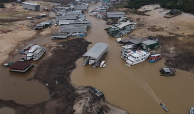 Lula e presidente da Colômbia conversam sobre seca na Amazônia